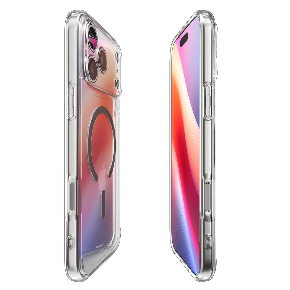 Étui MagSafe pour Apple iPhone 17 Pro, Spigen, Ultra Hybrid, Gris ACS10347