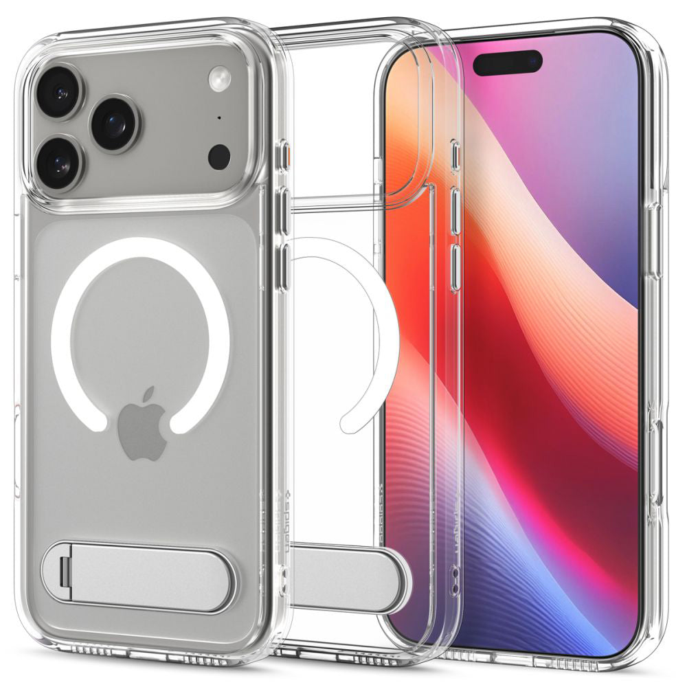 Coque MagSafe pour Apple iPhone 17 Pro, Spigen, Ultra Hybrid S, Transparente