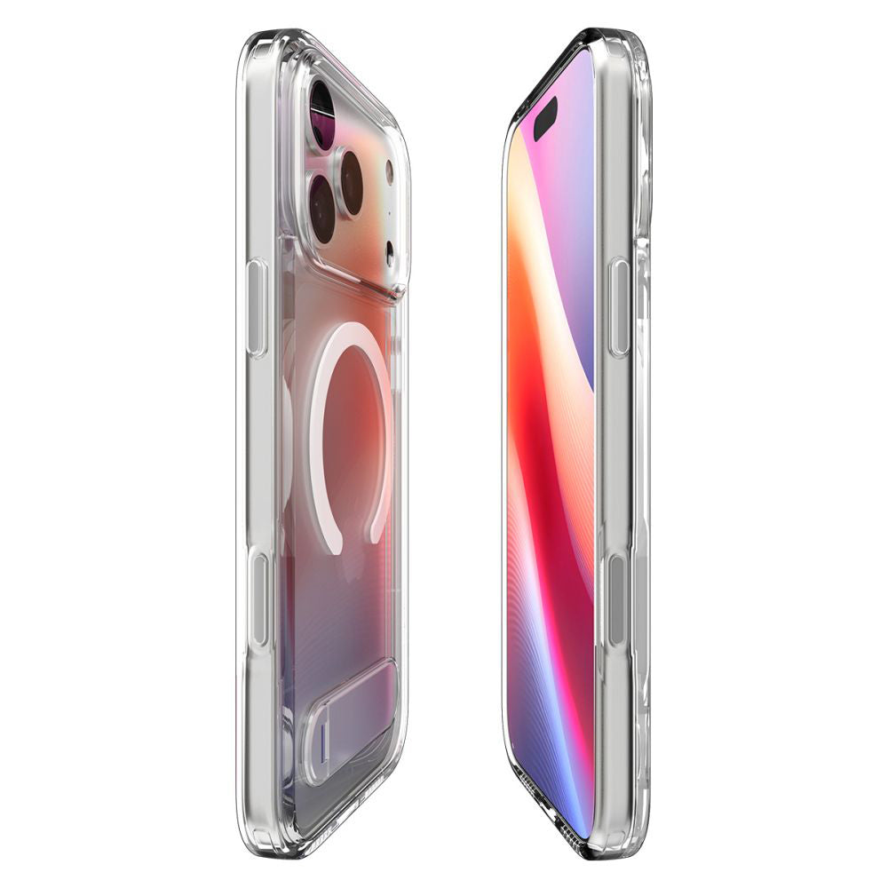 Coque MagSafe pour Apple iPhone 17 Pro, Spigen, Ultra Hybrid S, Transparente