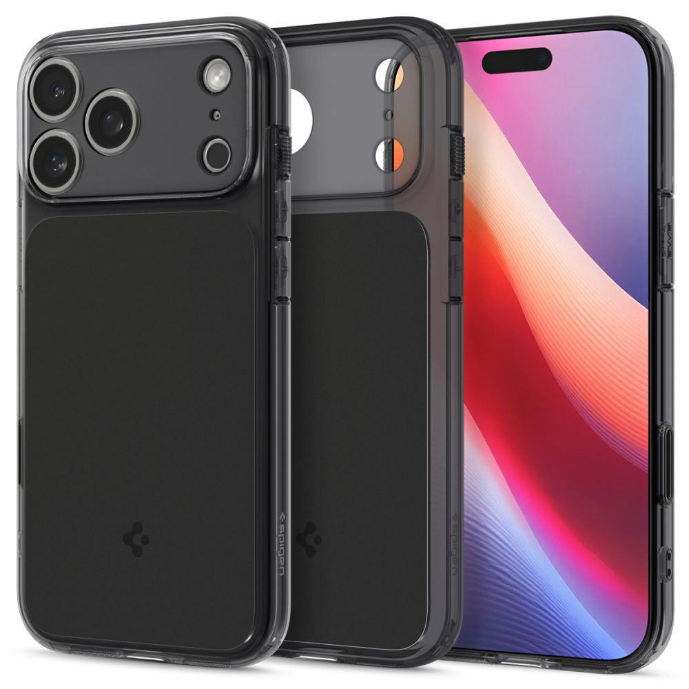 Coque MagSafe pour Apple iPhone 17 Pro, Spigen, Ultra Hybrid T, Noir Mat ACS10345