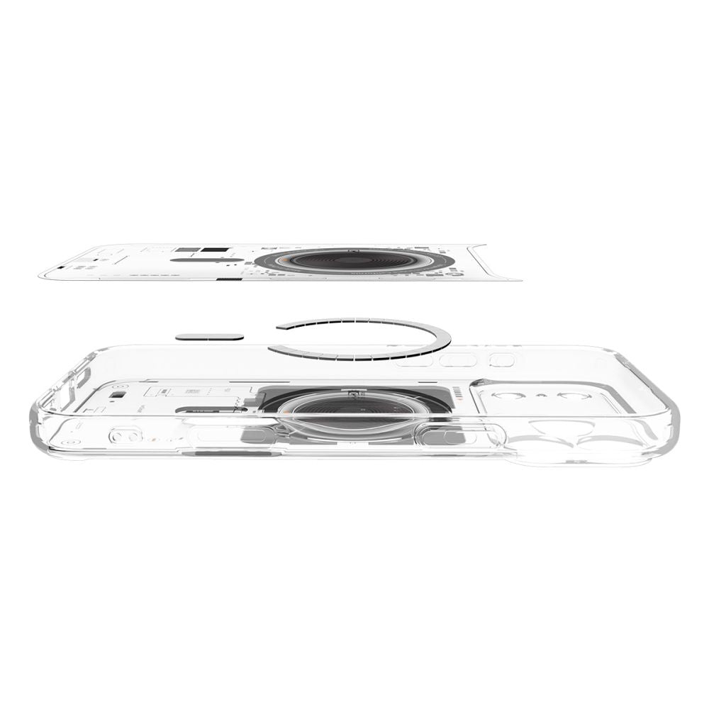 Coque MagSafe pour Apple iPhone 17 Pro, Spigen, Ultra Hybrid Neo One, Transparente ACS10354