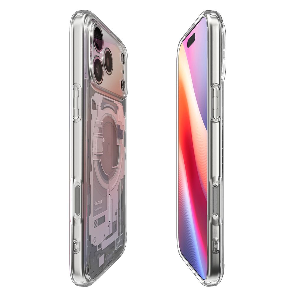 Étui MagSafe pour Apple iPhone 17 Pro, Spigen, Ultra Hybrid Zero One, Blanc ACS10351