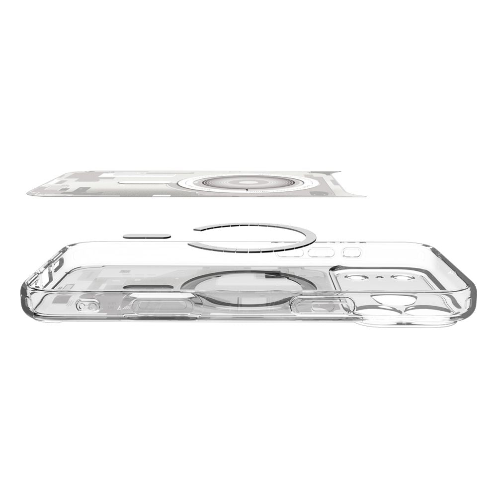 Étui MagSafe pour Apple iPhone 17 Pro, Spigen, Ultra Hybrid Zero One, Blanc ACS10351