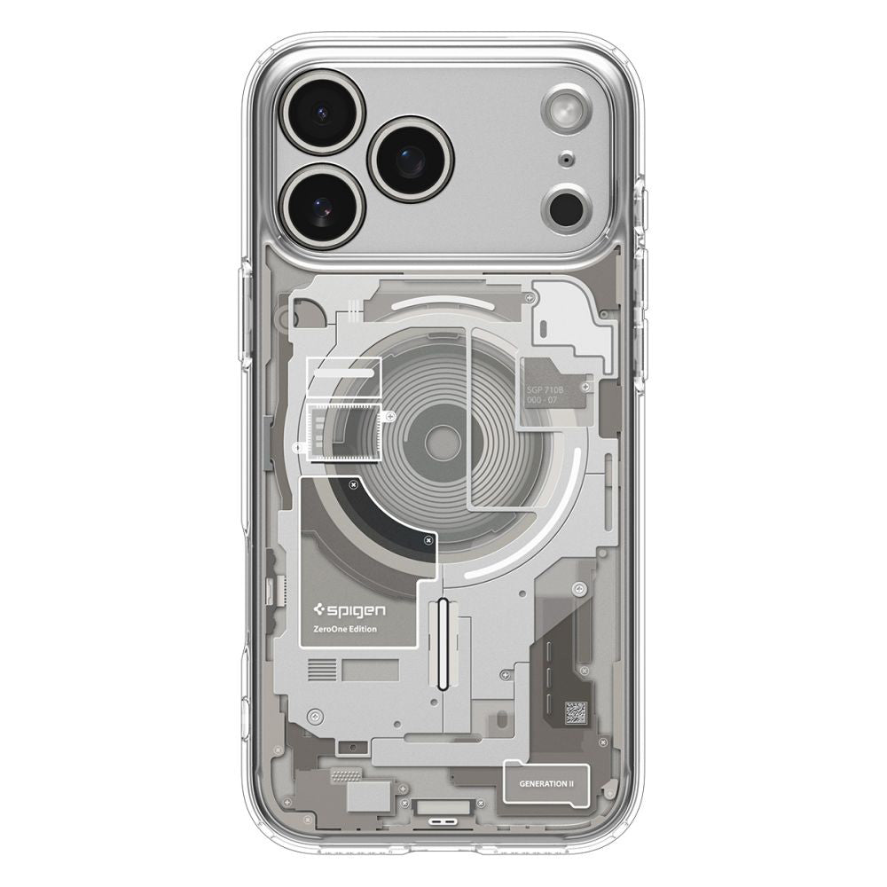 Étui MagSafe pour Apple iPhone 17 Pro, Spigen, Ultra Hybrid Zero One, Beige ACS10352