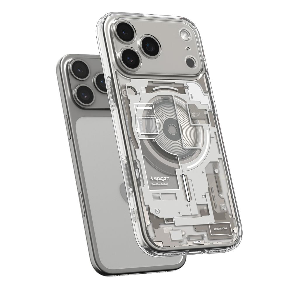 Étui MagSafe pour Apple iPhone 17 Pro, Spigen, Ultra Hybrid Zero One, Beige ACS10352