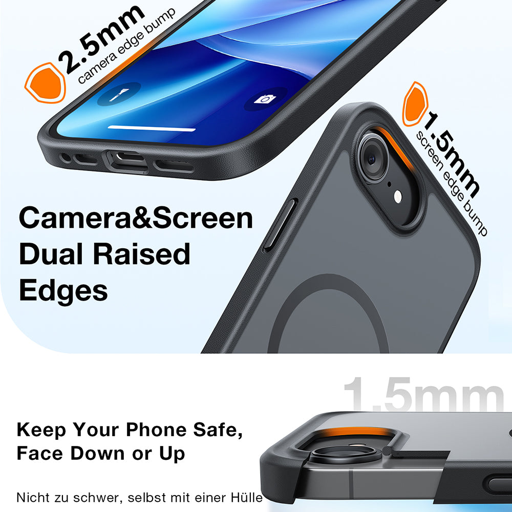 Coque MagSafe pour Apple iPhone 17 Pro, Torras, Guardian, Bleu Marine