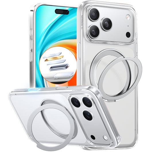 Coque MagSafe pour Apple iPhone 17 Pro, Torras, Ostand Pro, Transparente