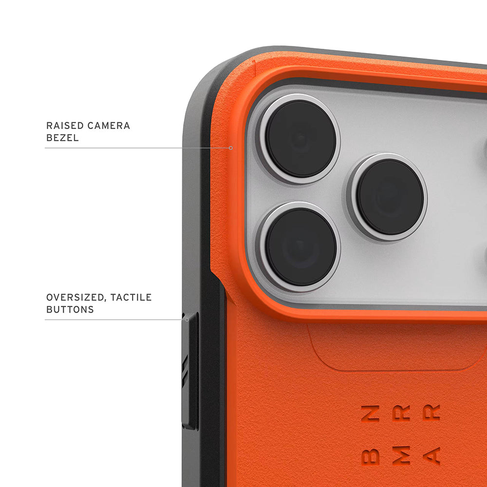 Coque MagSafe pour Apple iPhone 17 Pro, Urban Armor Gear, Civilian, Orange