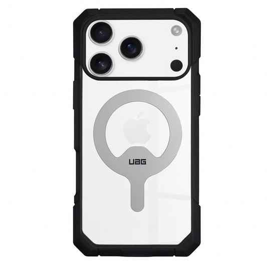 Coque MagSafe pour Apple iPhone 17 Pro, Urban Armor Gear, Trooper, Gris Transparent