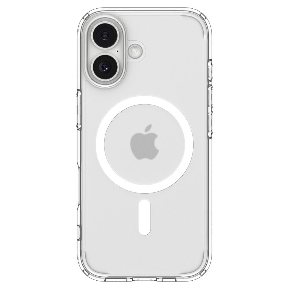 Coque MagSafe pour Apple iPhone 17, Spigen, Ultra Hybrid, Blanc Satiné