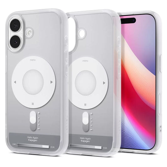 Coque MagSafe pour Apple iPhone 17, Spigen, Ultra Hybrid Classic, Argentée