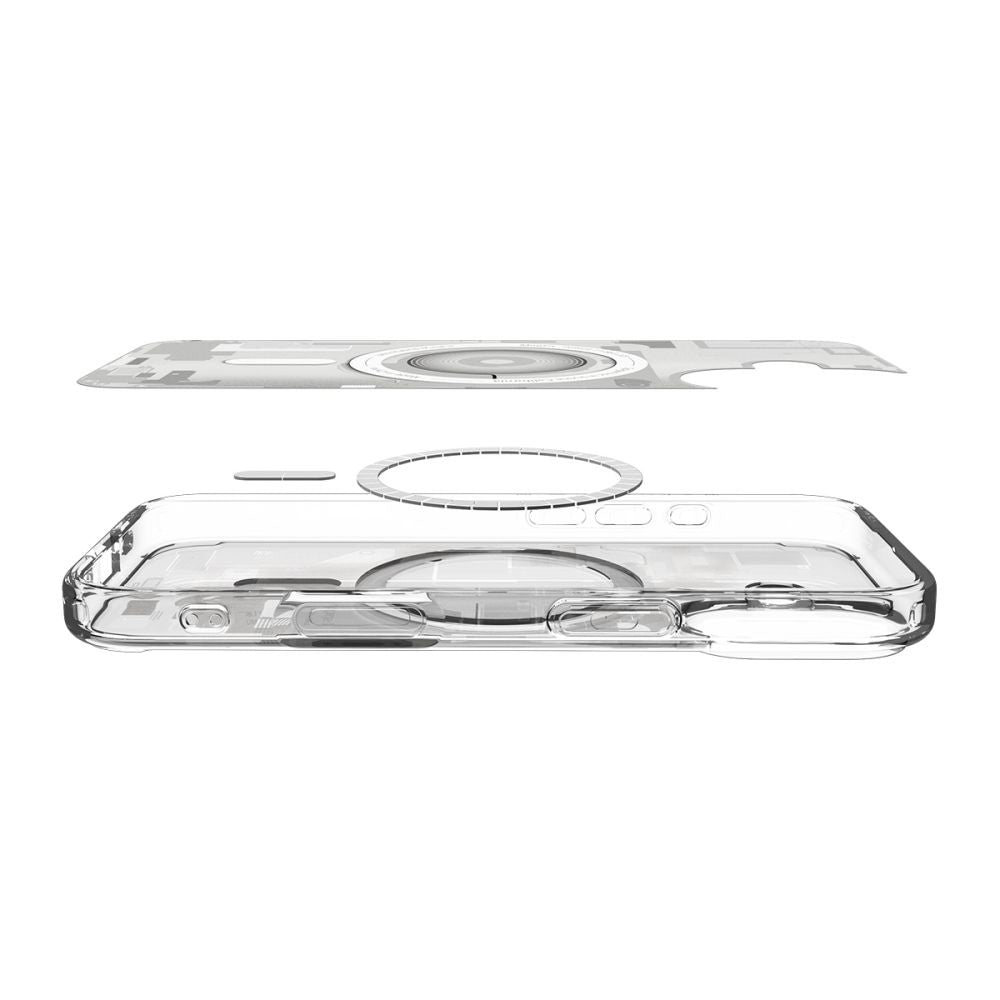 Étui MagSafe pour Apple iPhone 17, Spigen, Ultra Hybrid Zero One, Blanc ACS10385