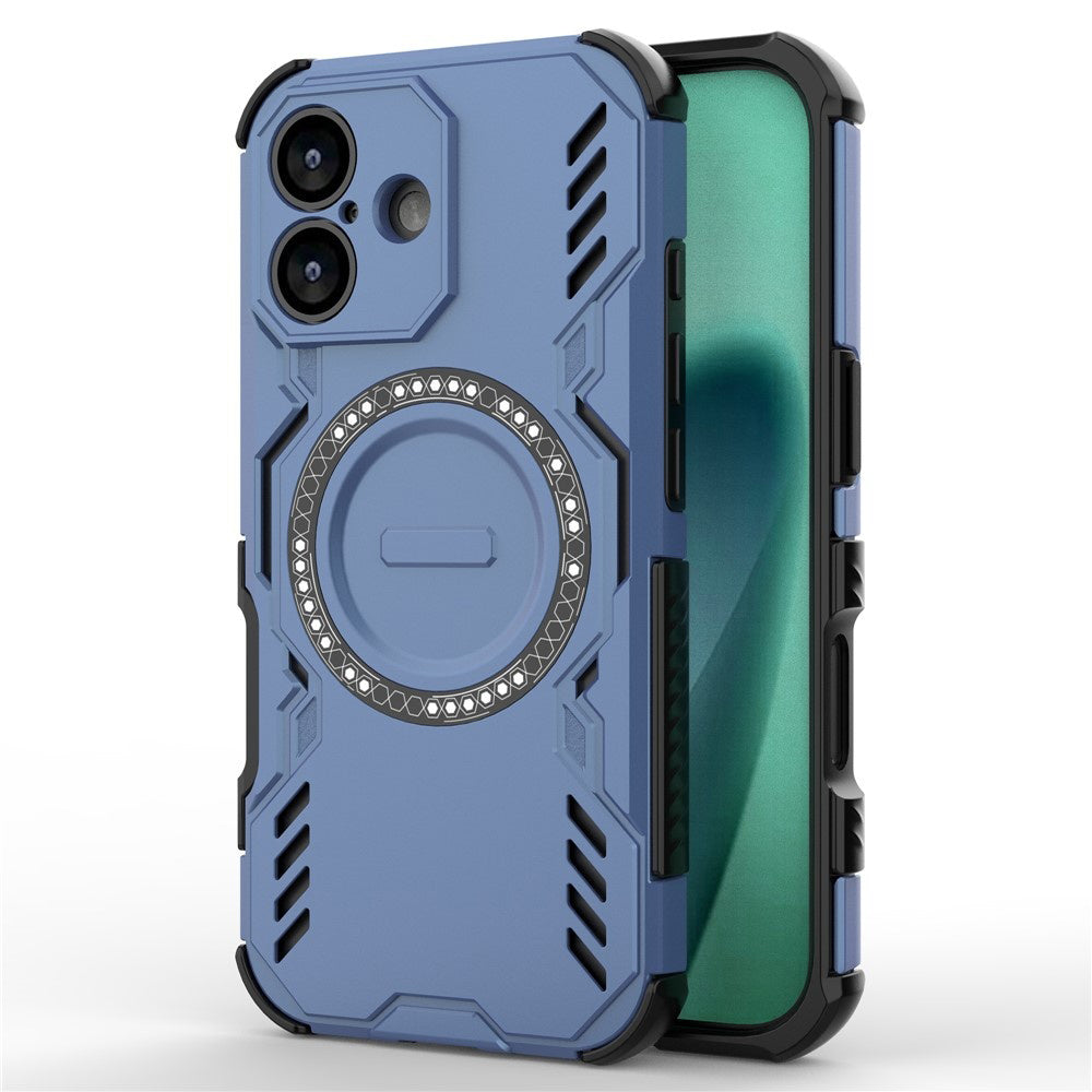 Coque MagSafe pour Apple iPhone 17, Techsuit, ArmorMag, Bleue