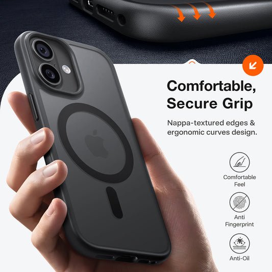 Étui MagSafe pour Apple iPhone 17, Torras, Guardian, Noir