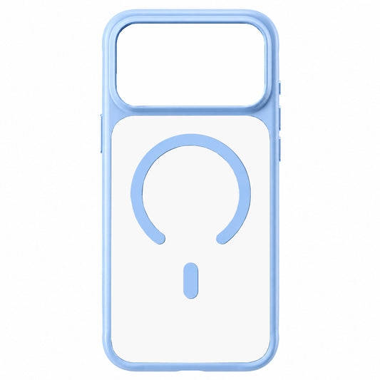 Coque MagSafe pour Apple iPhone 18 Pro / 17 Pro, Blueo, douce pour la peau et antichoc, bleu satiné