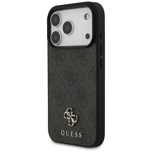 MagSafe Case for Apple iPhone 18 Pro / 17 Pro, Guess, 4G Small and Classic, Black