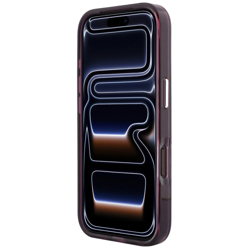 Coque MagSafe pour Apple iPhone 18 Pro / 17 Pro, Karl Lagerfeld, IML KC Bodies Sketch Print, Bordeaux