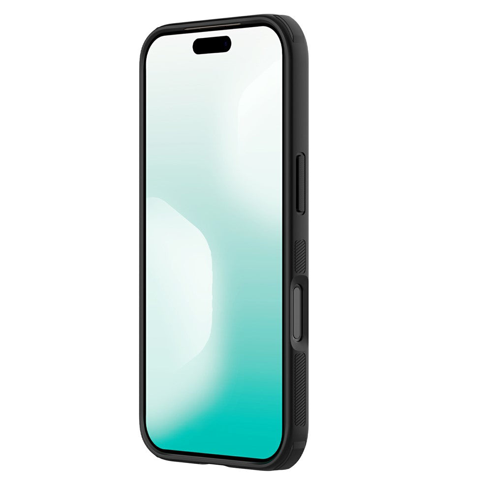 Coque MagSafe pour Apple iPhone 18 Pro / 17 Pro, Nillkin, Super Shield Pro, Noire Transparente Satinée