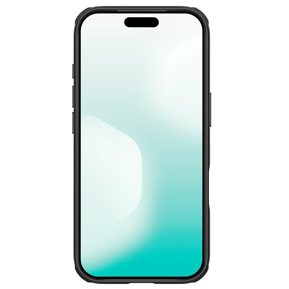 Coque MagSafe pour Apple iPhone 18 Pro / 17 Pro, Nillkin, Super Shield Pro, Noire Transparente Satinée