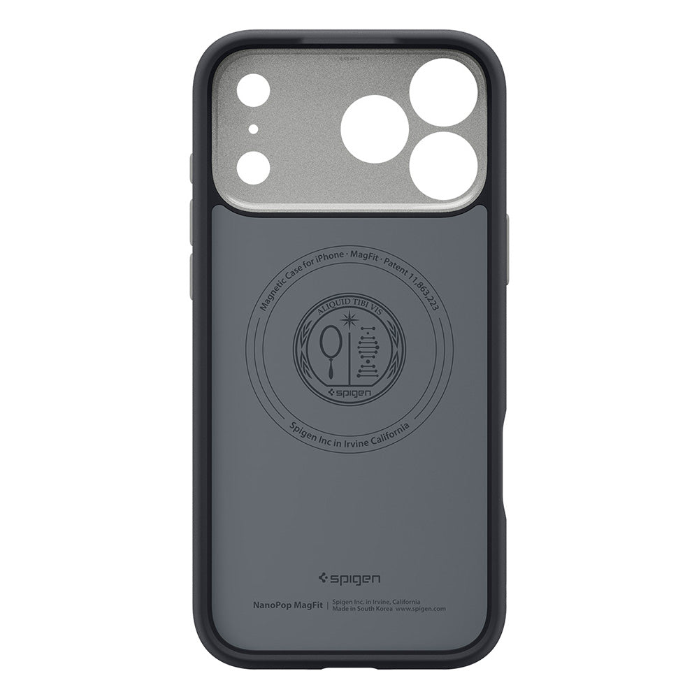 Coque MagSafe pour Apple iPhone 18 Pro / 17 Pro, Spigen, Caseology Nano Pop, Noire ACS12177