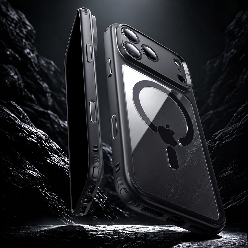 Coque MagSafe pour Apple iPhone 18 Pro, ESR, Classic Hybrid, Noir Transparent