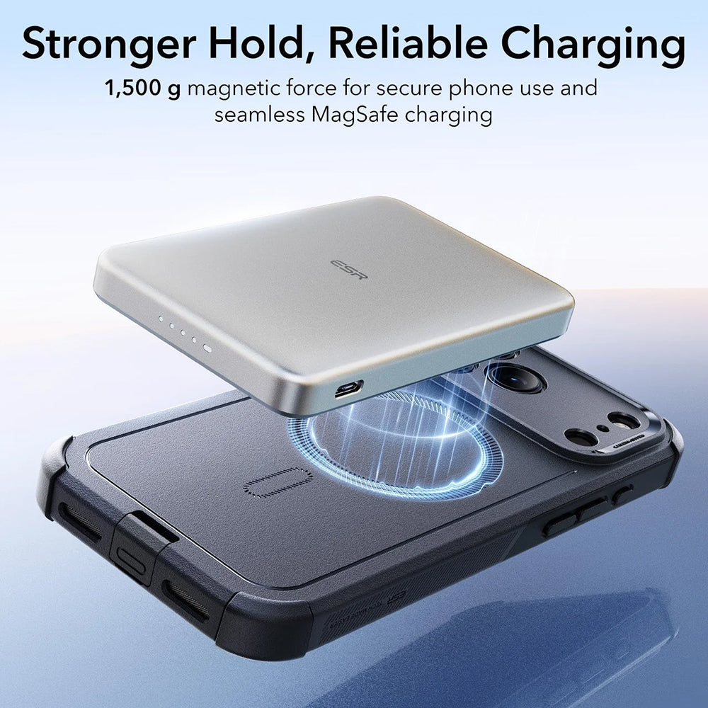 Coque MagSafe pour Apple iPhone 18 Pro Max / 17 Pro Max, ESR, Cyber, Noire