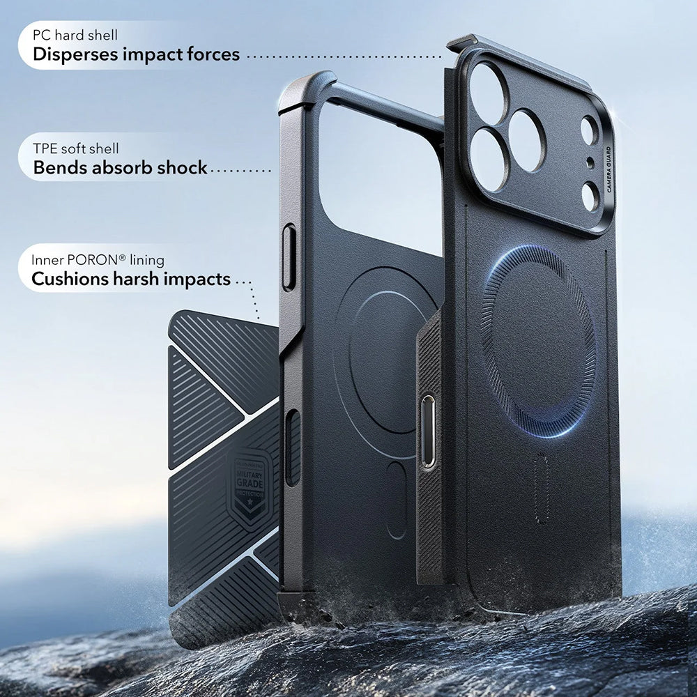 Coque MagSafe pour Apple iPhone 18 Pro Max / 17 Pro Max, ESR, Cyber, Noire