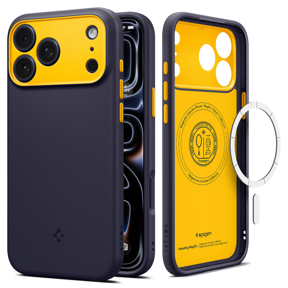Coque MagSafe pour Apple iPhone 18 Pro Max / 17 Pro Max, Spigen, Caseology Nano Pop, Violet ACS12140