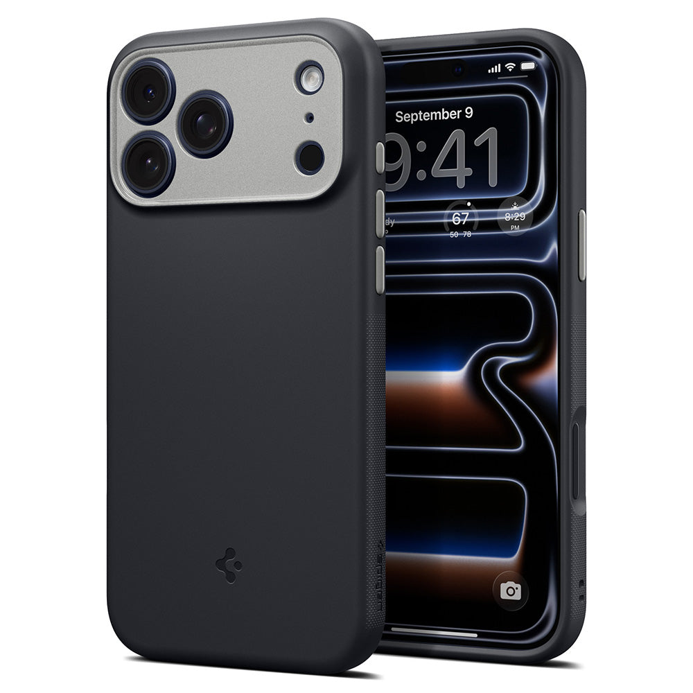 Coque MagSafe pour Apple iPhone 18 Pro Max / 17 Pro Max, Spigen, Caseology Nano Pop, Noire ACS12142