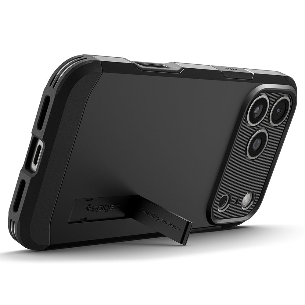 Coque MagSafe pour Apple iPhone 18 Pro Max / 17 Pro Max, Spigen, Tough Armor T, Noire ACS12136