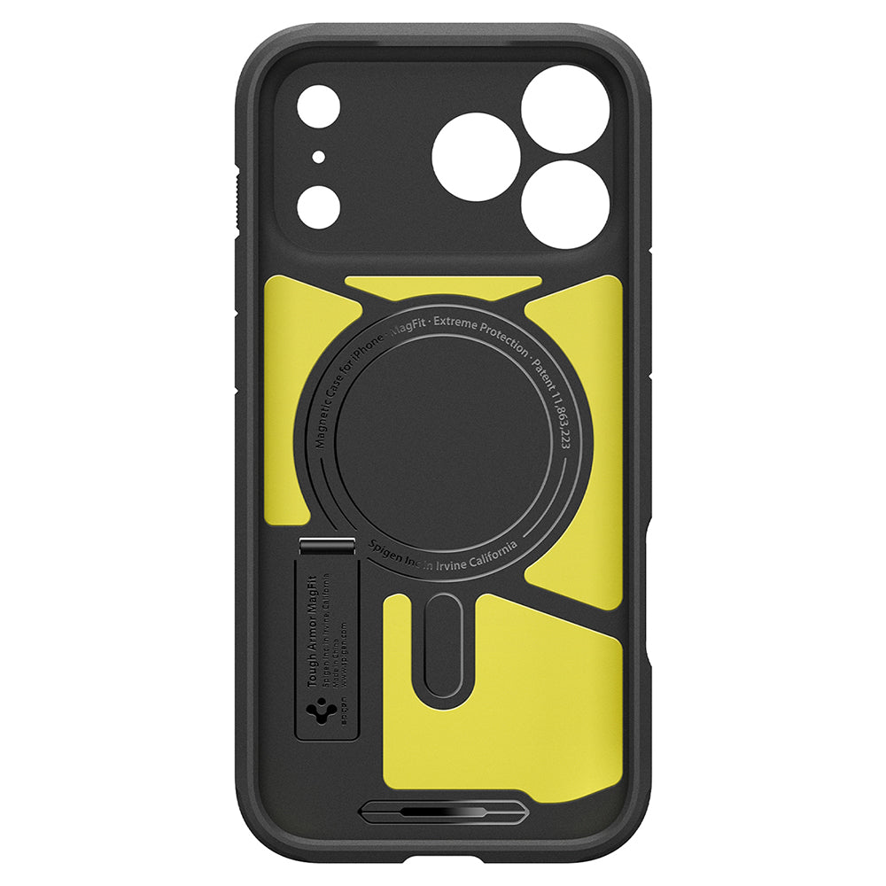 Coque MagSafe pour Apple iPhone 18 Pro Max / 17 Pro Max, Spigen, Tough Armor T, Noire ACS12136