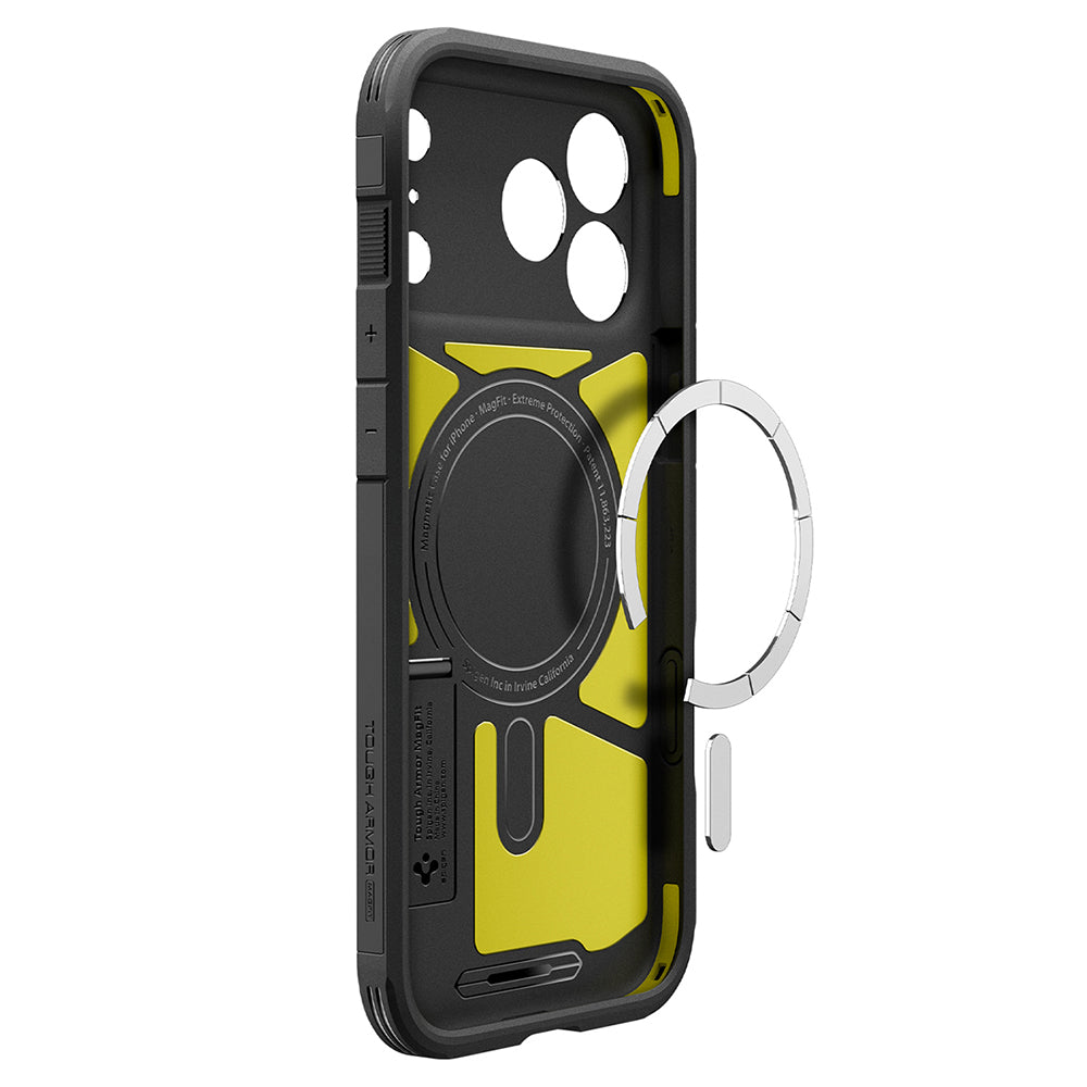 Coque MagSafe pour Apple iPhone 18 Pro Max / 17 Pro Max, Spigen, Tough Armor T, Noire ACS12136