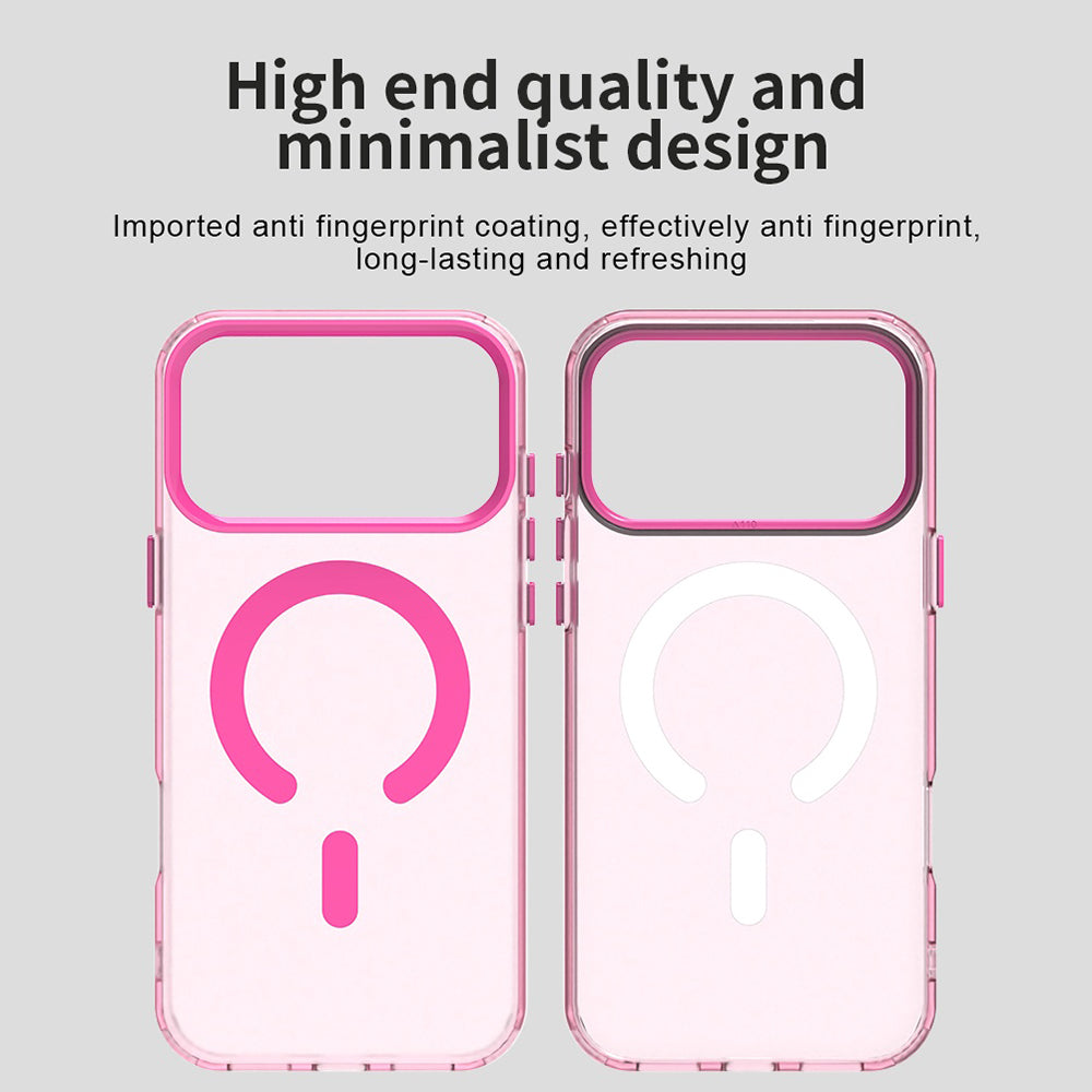 Coque MagSafe pour Apple iPhone 18 Pro Max / 17 Pro Max, Techsuit, CandyCase, Rose