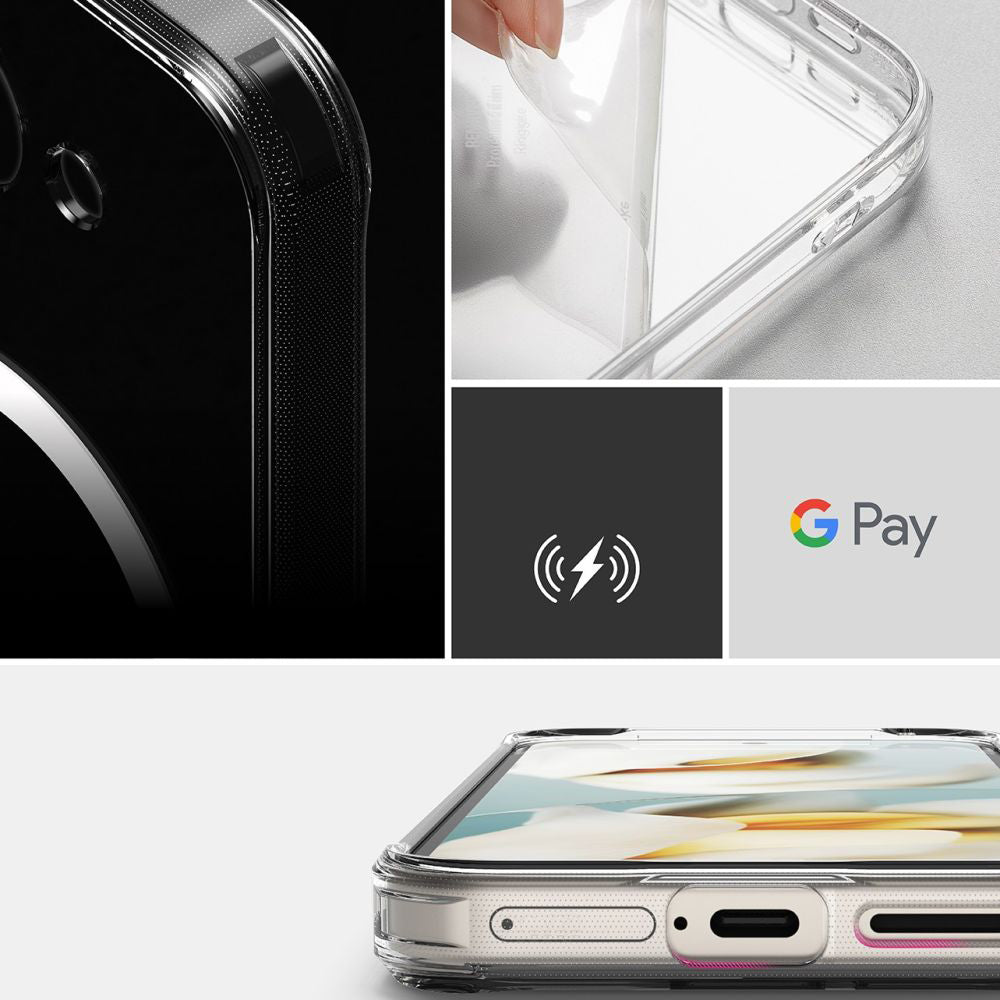 Coque MagSafe pour Google Pixel 9a, Ringke, Fusion, Transparente