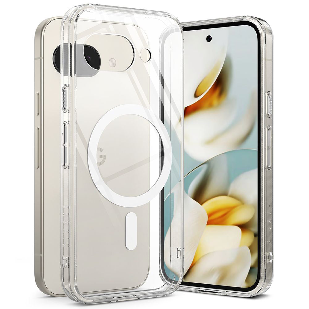 Coque MagSafe pour Google Pixel 9a, Ringke, Fusion, Transparente