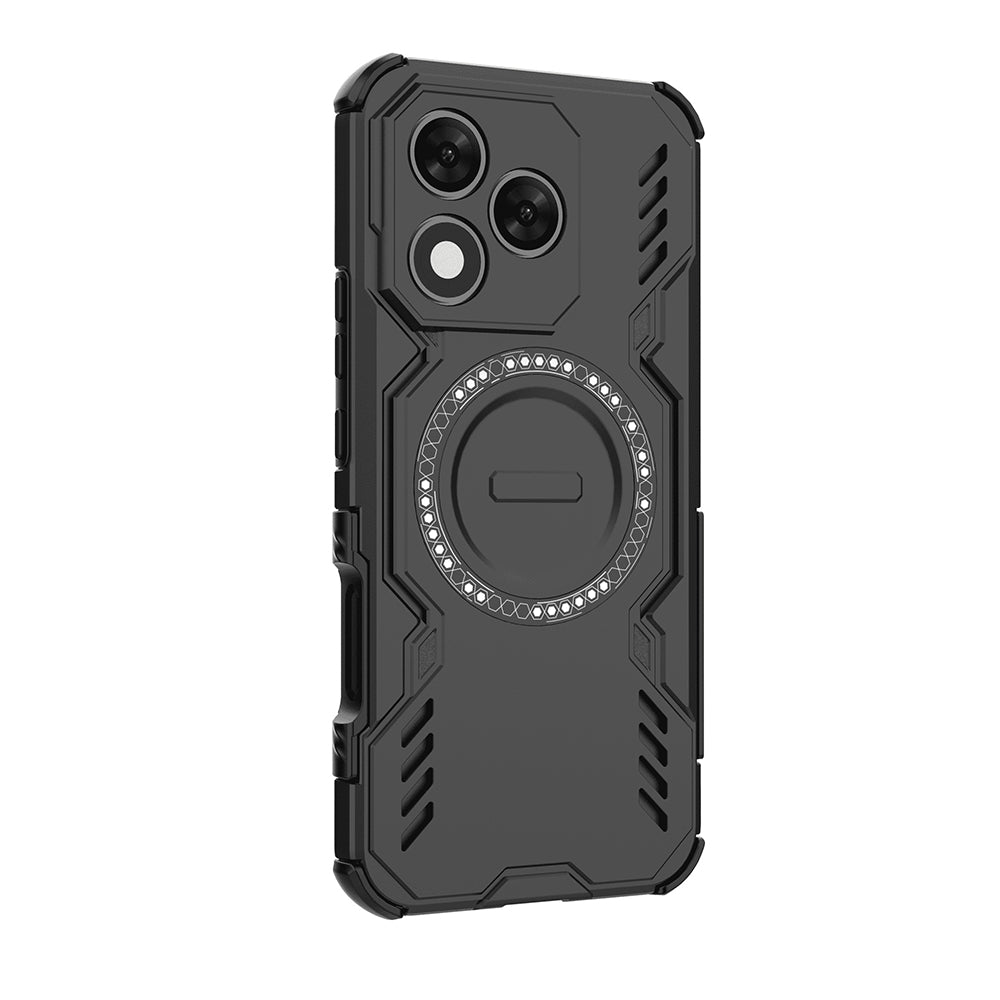 Coque MagSafe pour Honor 400 Lite, Techsuit, ArmorMag, Noire