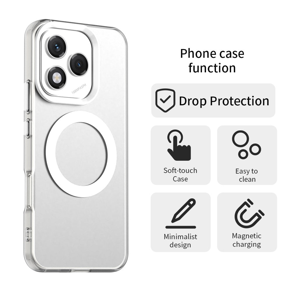 Coque MagSafe pour Honor 400 Lite, Techsuit, CandyCase, Blanche