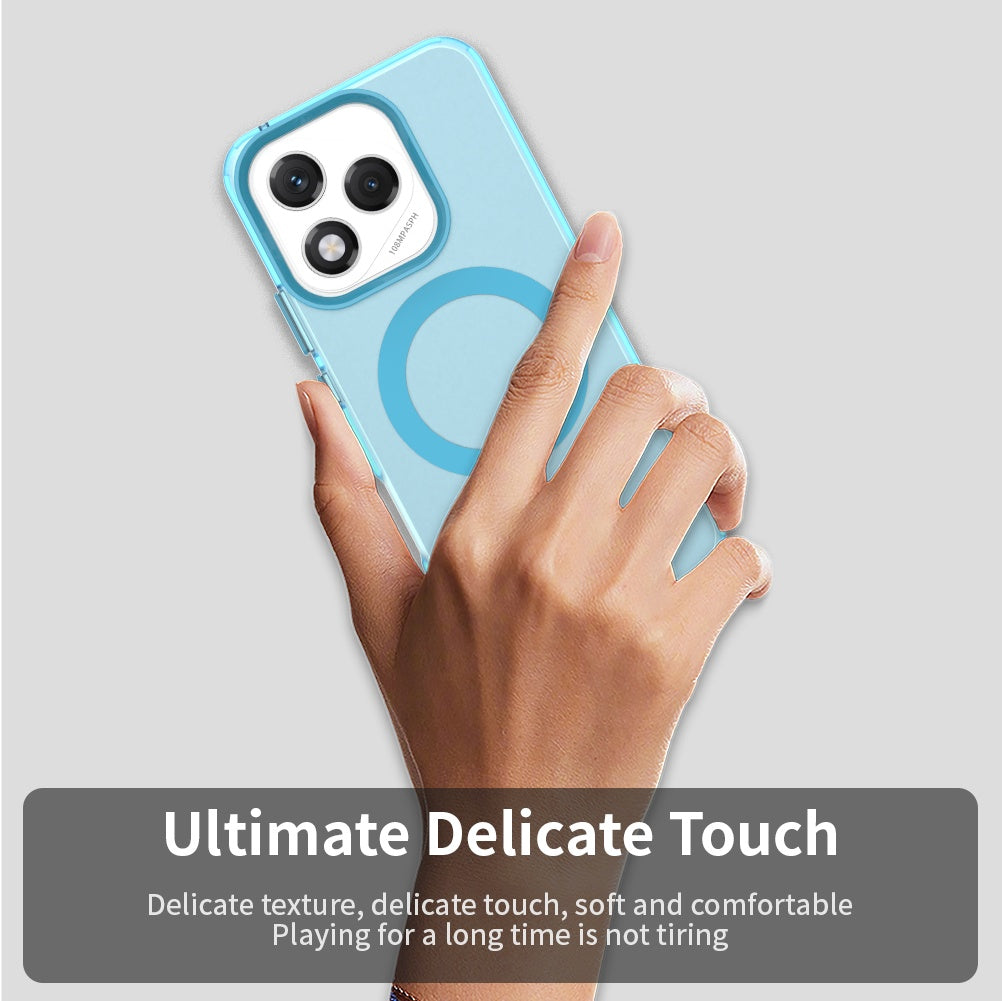 Coque MagSafe pour Honor 400 Lite, Techsuit, CandyCase, Bleue