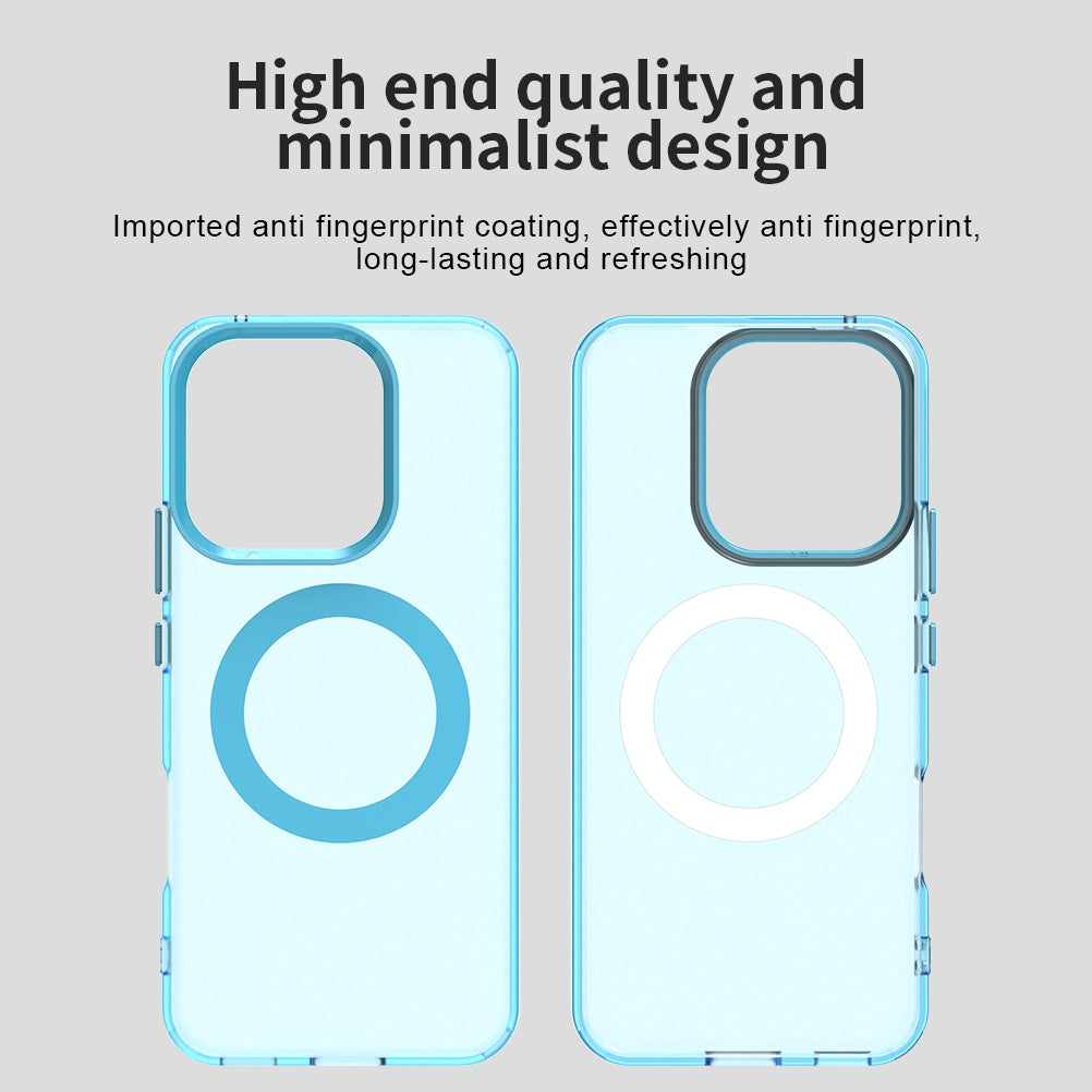 Coque MagSafe pour Honor 400 Lite, Techsuit, CandyCase, Bleue