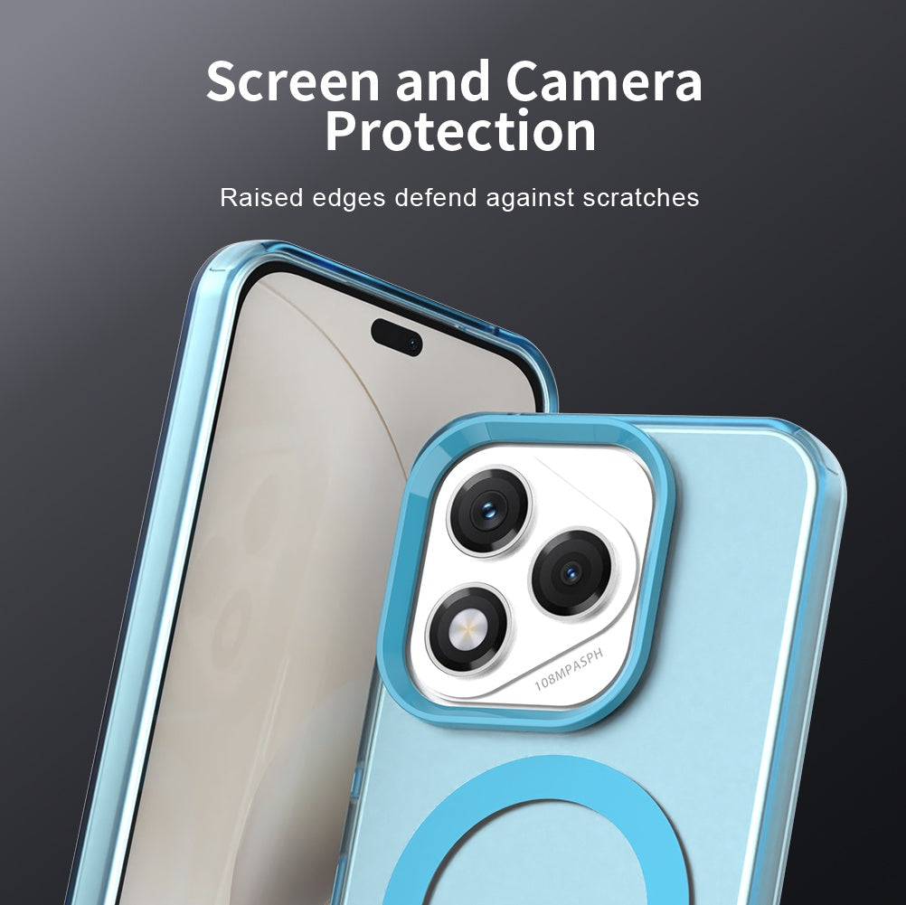 Coque MagSafe pour Honor 400 Lite, Techsuit, CandyCase, Bleue