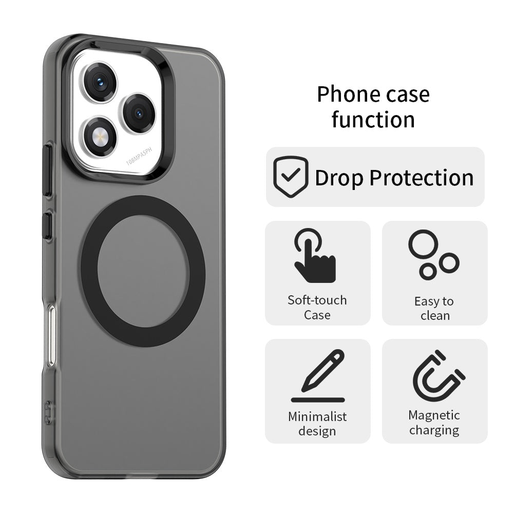 Coque MagSafe pour Honor 400 Lite, Techsuit, CandyCase, Noire