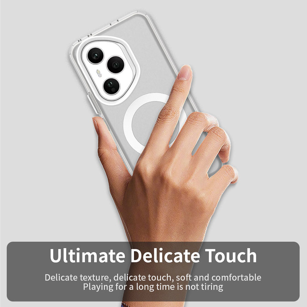 Coque MagSafe pour Honor 400 Pro, Techsuit, CandyCase, Blanche