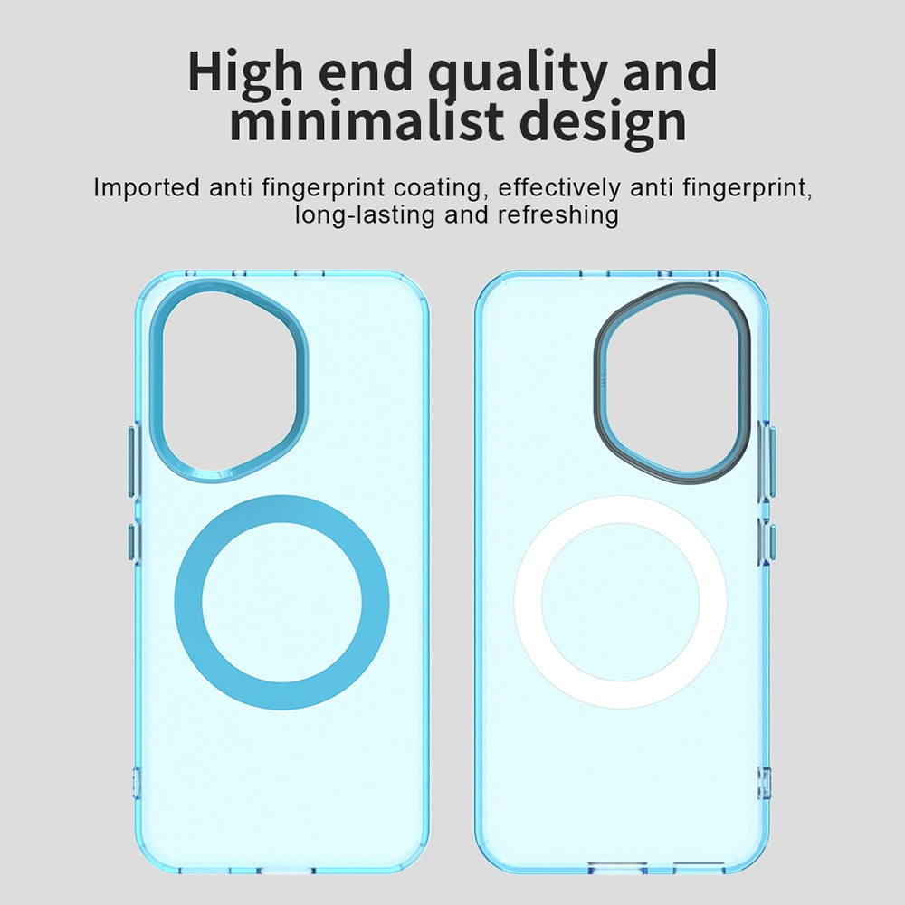 Coque MagSafe pour Honor 400, Techsuit, CandyCase, Bleue