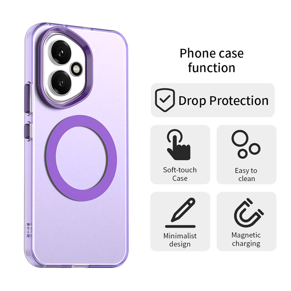 Coque MagSafe pour Honor 400, Techsuit, CandyCase, Violet
