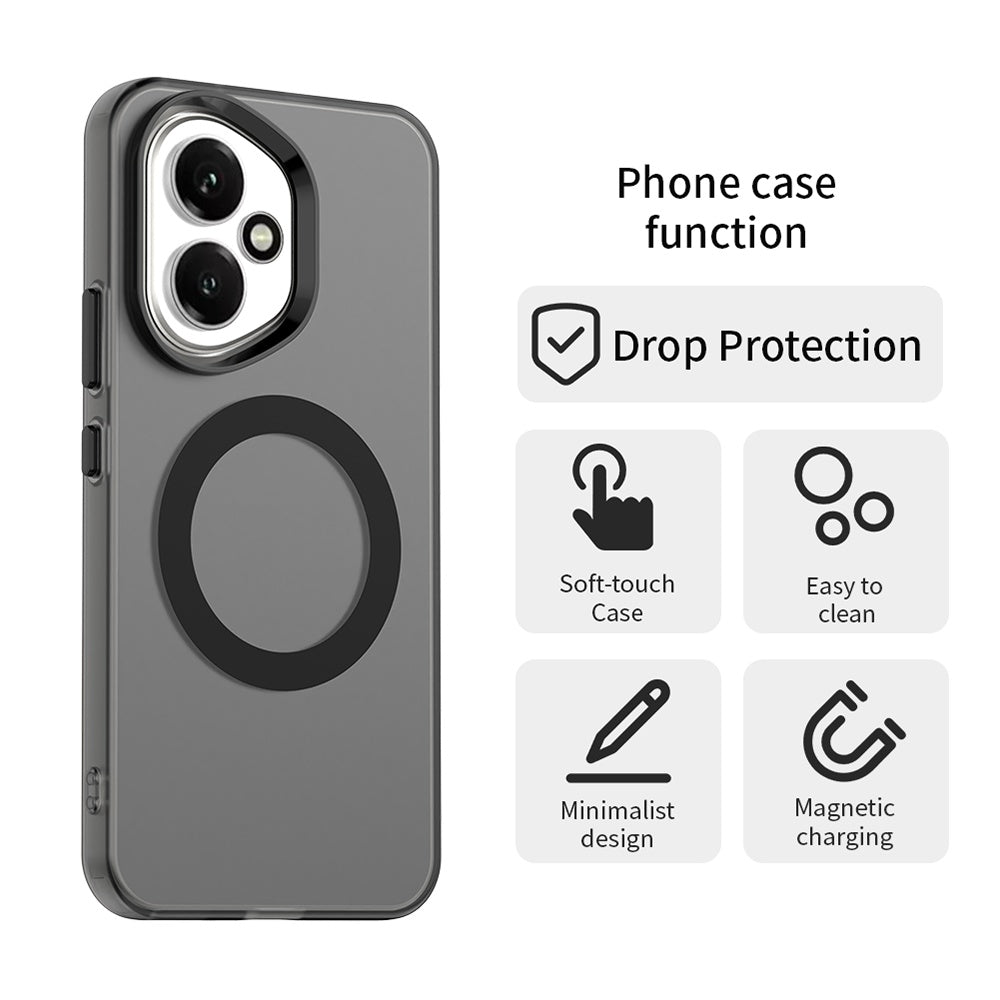 Coque MagSafe pour Honor 400, Techsuit, CandyCase, Noire