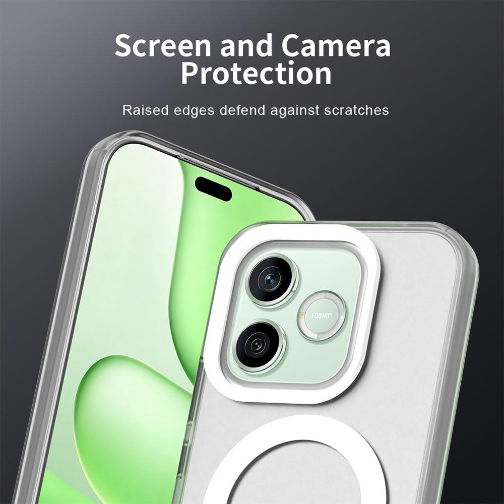 Coque MagSafe pour Honor 600 Lite, Techsuit, CandyCase, Blanche