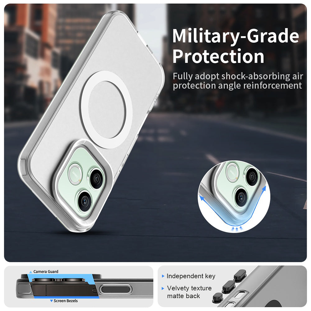 Coque MagSafe pour Honor 600 Lite, Techsuit, CandyCase, Blanche