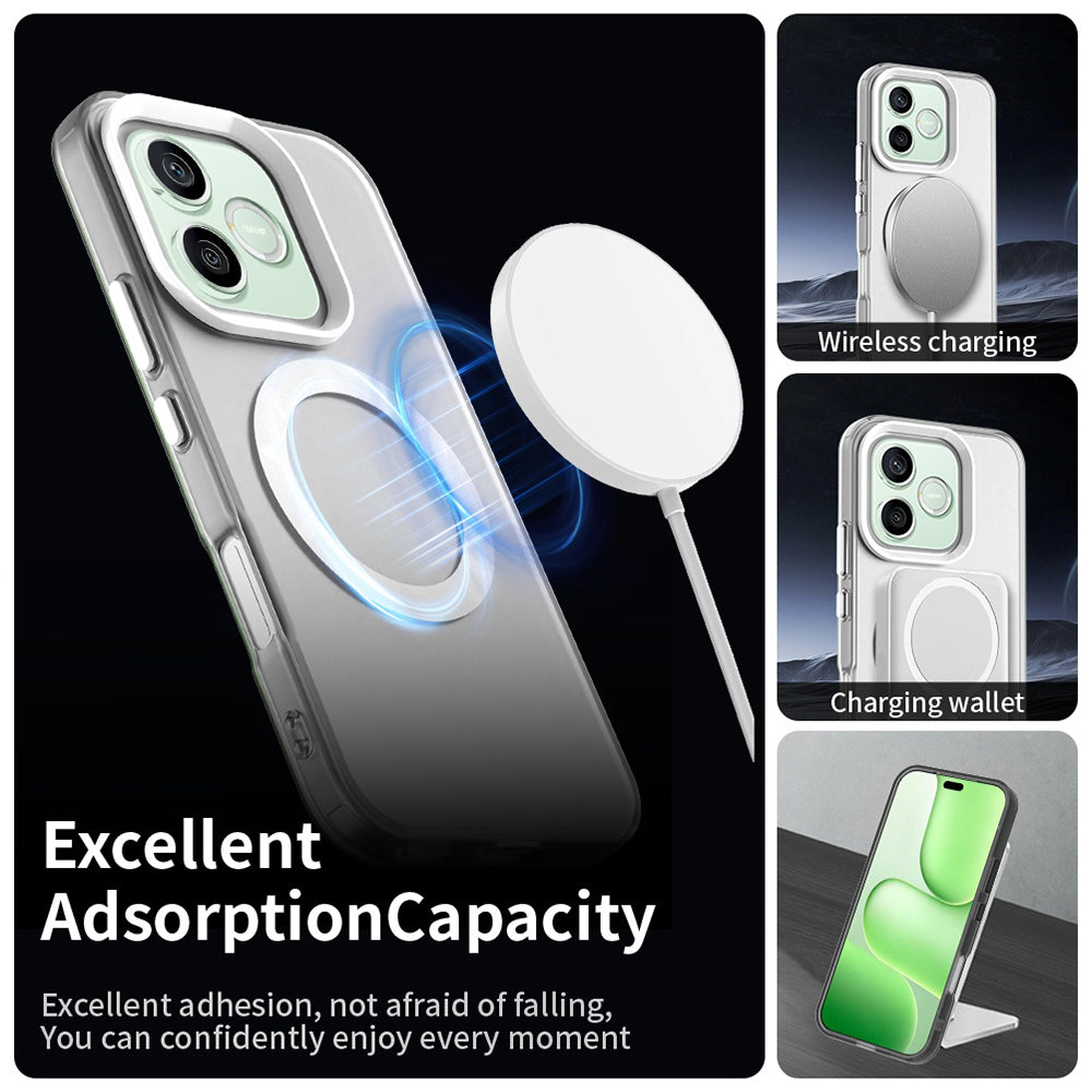 Coque MagSafe pour Honor 600 Lite, Techsuit, CandyCase, Blanche
