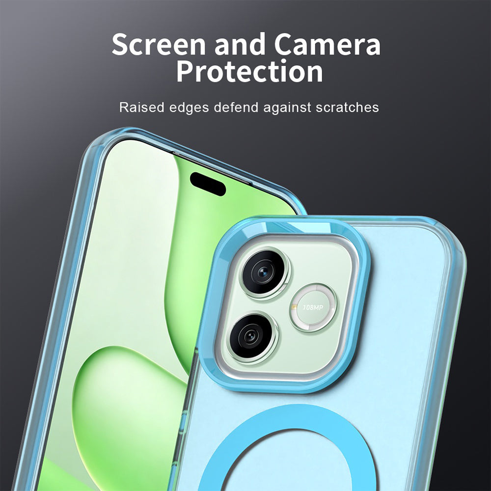 Coque MagSafe pour Honor 600 Lite, Techsuit, CandyCase, Bleue