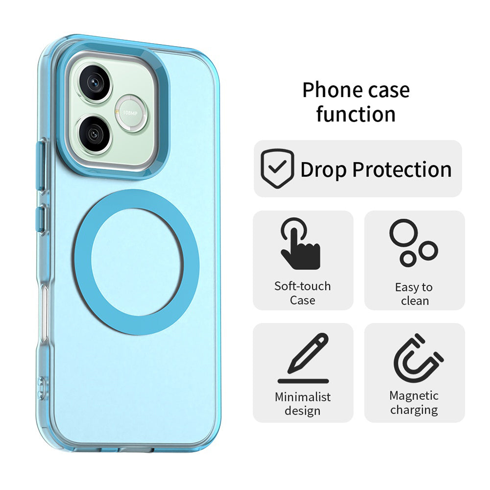 Coque MagSafe pour Honor 600 Pro / 600, Techsuit, CandyCase, Bleue